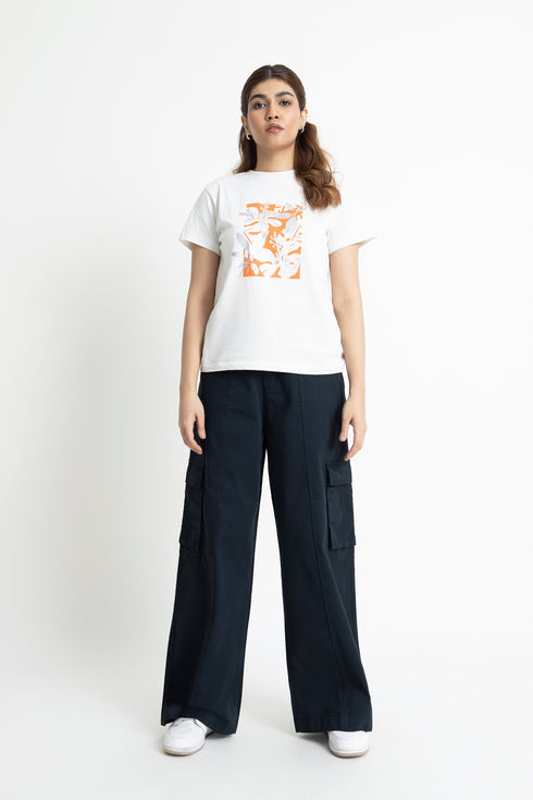 The White Graphic T-Shirt